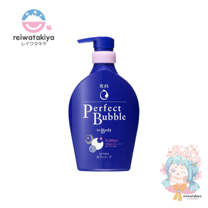 Senka Perfect Bubble For Body, Floral Plus, 500ml