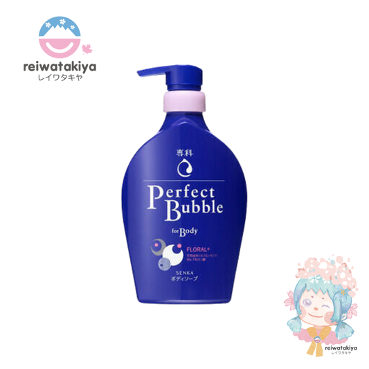 Senka Perfect Bubble For Body, Floral Plus, 500ml