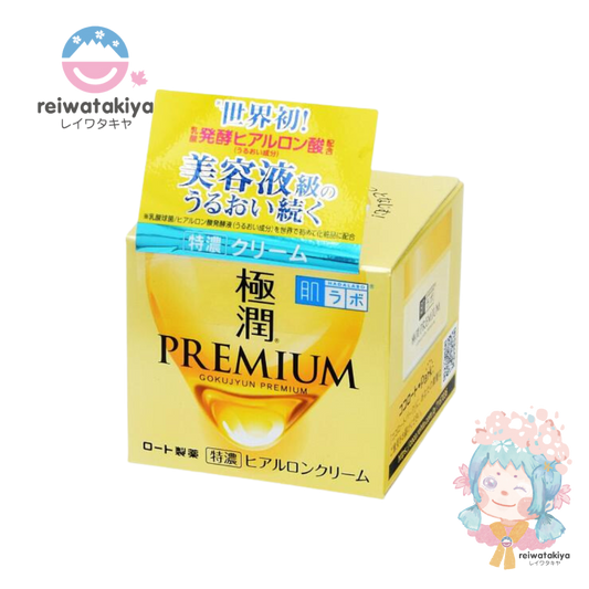 HADALABO GOKUJYUN PREMIUM HYALURONIC ACID CREAM 50G