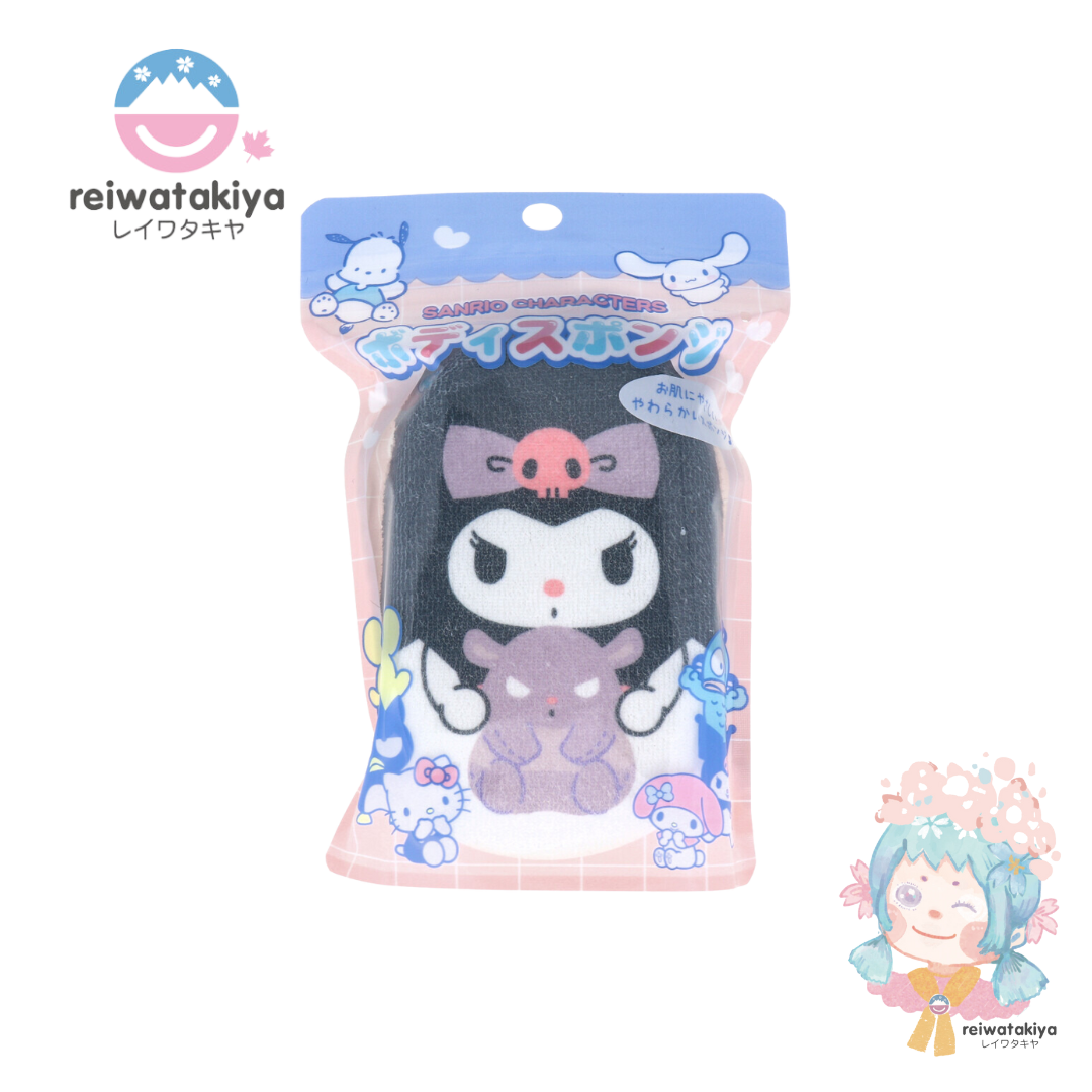 Sanrio Characters Body Sponge Kuromi