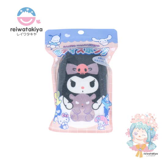 Sanrio Characters Body Sponge Kuromi