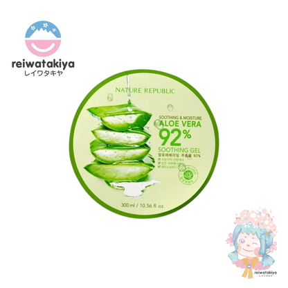 NATURE REPUBLIC SOOTHING & MOISTURE ALOE VERA 92% SOOTHING GEL 300ML