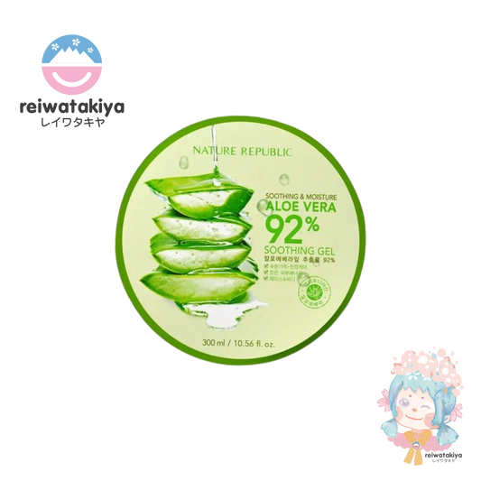 NATURE REPUBLIC SOOTHING & MOISTURE ALOE VERA 92% SOOTHING GEL 300ML