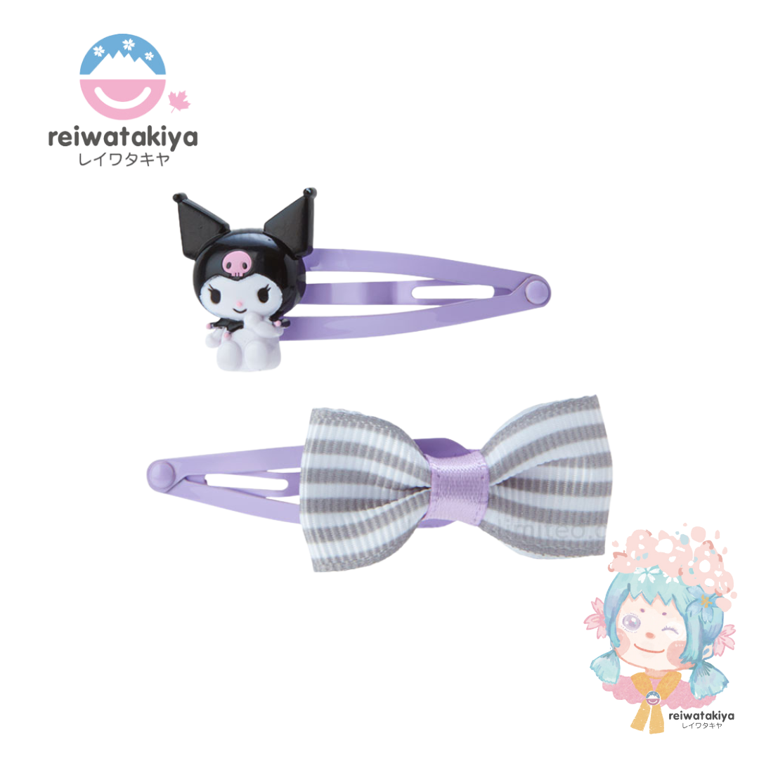 Sanrio Hairpin Set - Kuromi