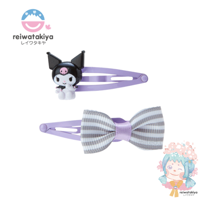 Sanrio Hairpin Set - Kuromi