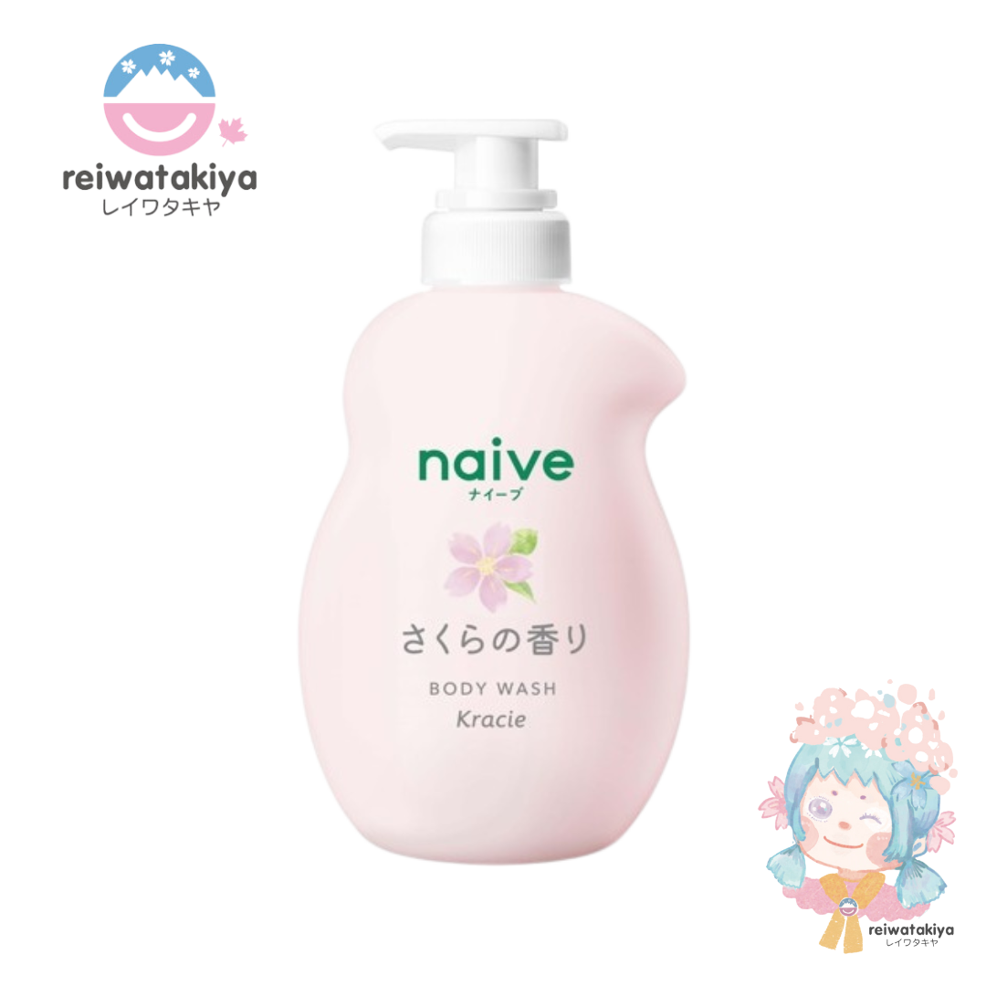 KRACIE NAIVE BODY SOAP PUMP SAKURA