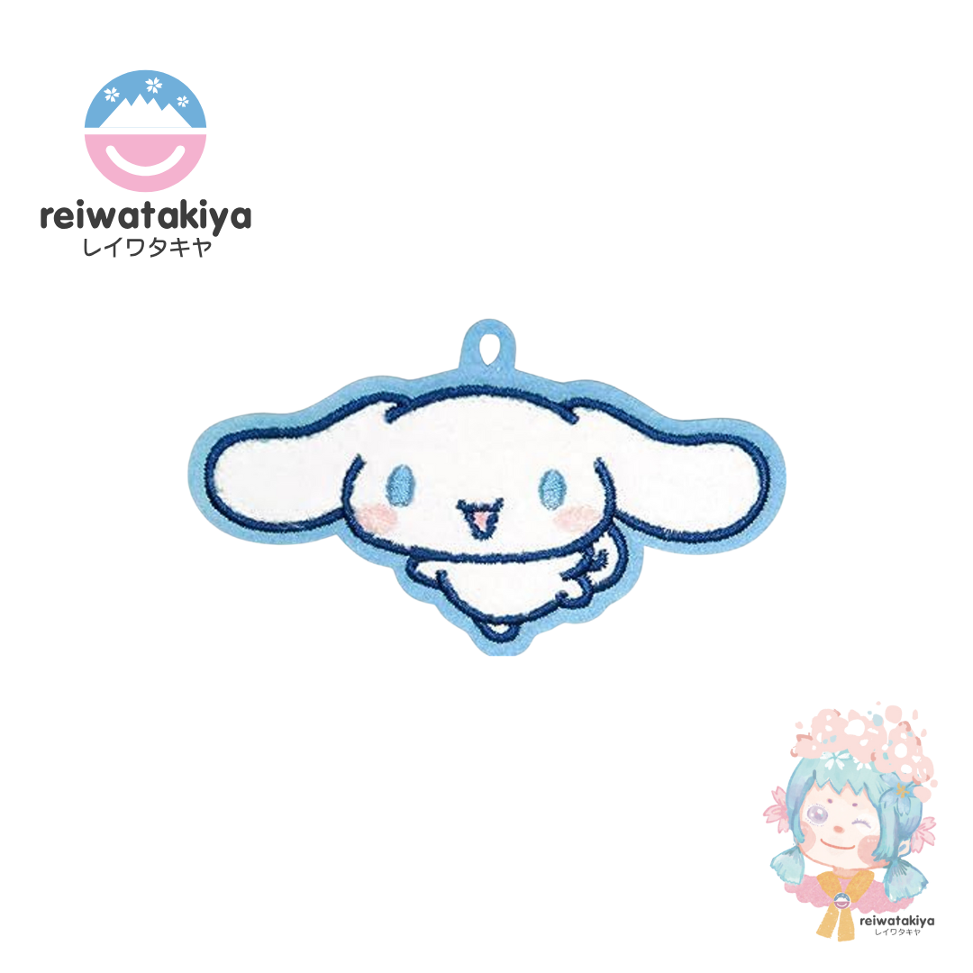 SANRIO CINNAMOROLL J'S PLANNING EMBROIDERED CLOTH PATCH ACCESSORIES WITH CLIP