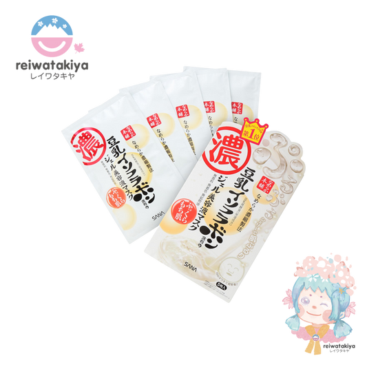 SANA Nameraka Honpo Soy Milk Isoflavone Gel Mask 5 sheets