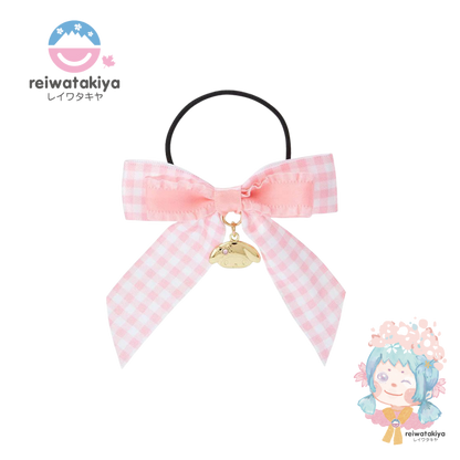 Sanrio Ribbon Hair Tie - My Melody / Gingham