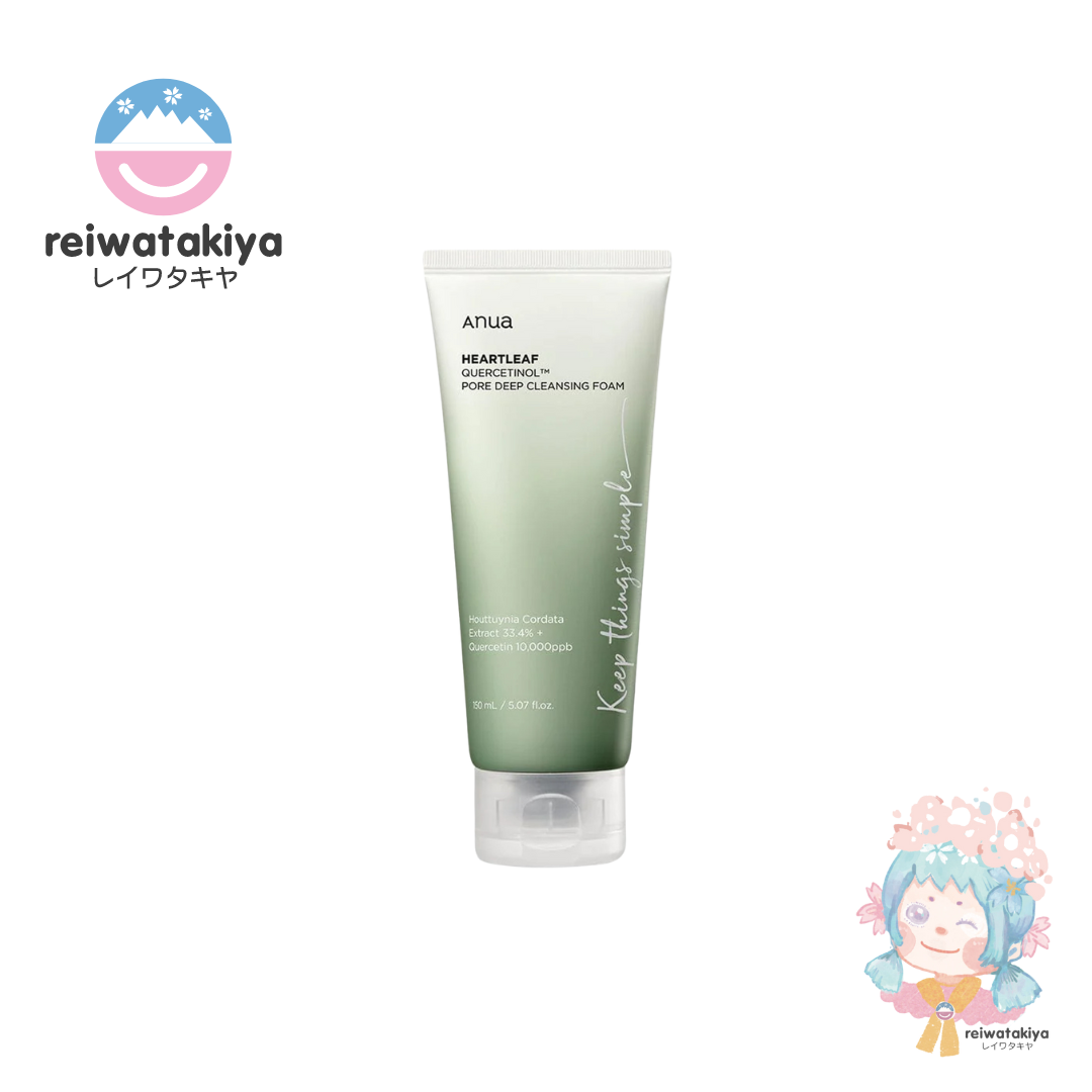 ANUA HEARTLEAF QUERCETINOL PORE DEEP CLEANSING FOAM 150ML