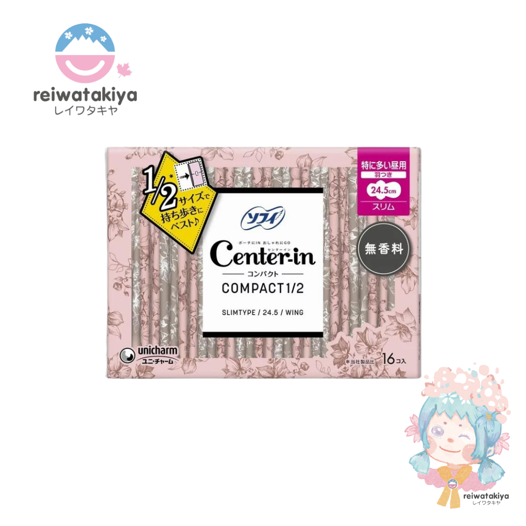 CENTER IN COMPACT 1/2 UNSCENTED ESPECIALLY FOR DAYTIME USE 16 PADS