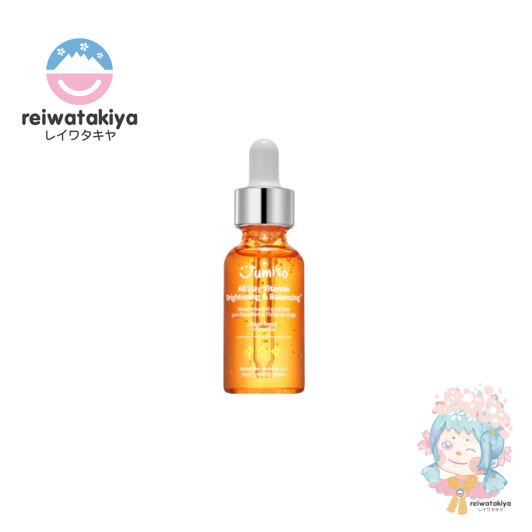 JUMISO ALL DAY VITAMIN BRIGHTENING & BALANCING FACIAL SERUM 30ML