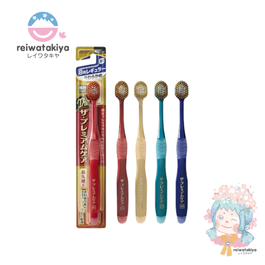 Premium Care Toothbrush, 8 Rows Regular Soft