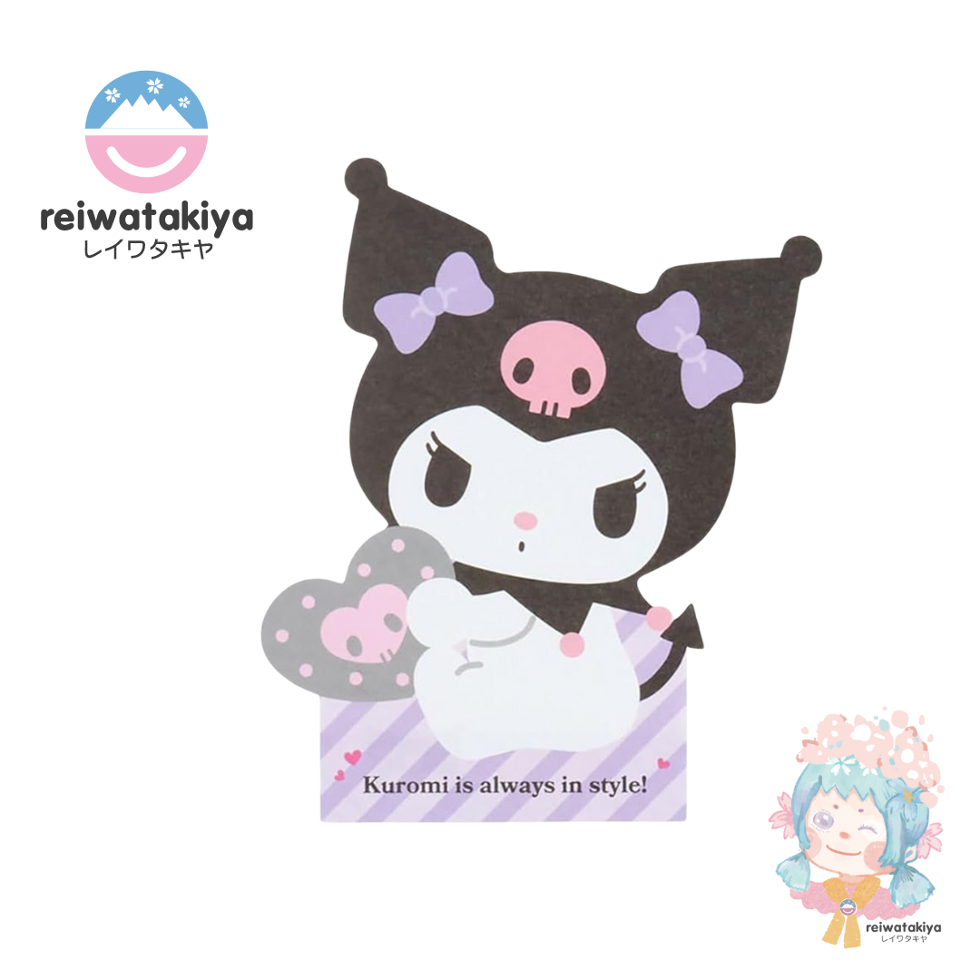 SANRIO CHARACTER SHAPED MEMO KUROMI