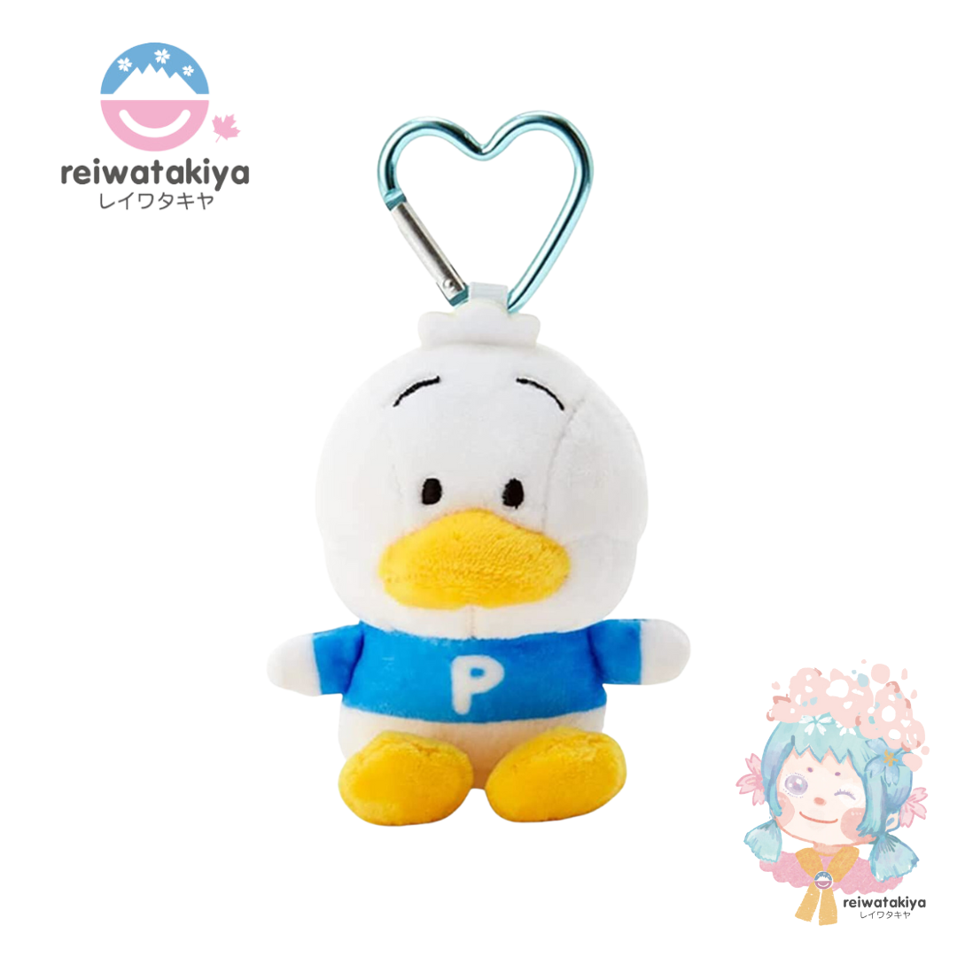 Sanrio Plush Mascot Holder with Heart Carabiner - Pekkle