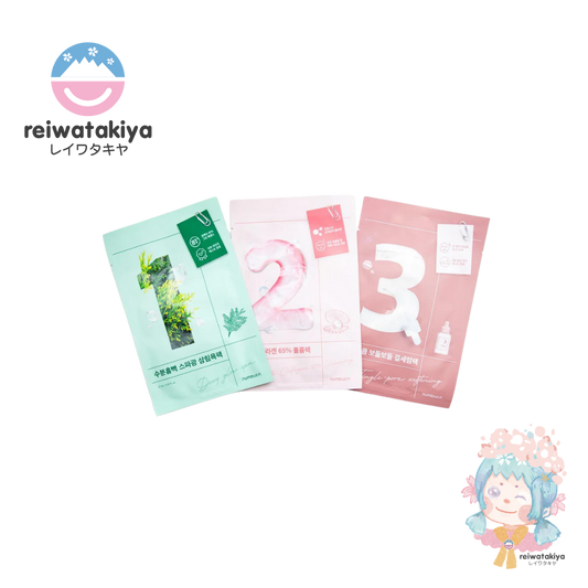 NUMBUZIN SHEET MASK COLLECTION SHEET MASK 4PCS - NO.1 - NO.4