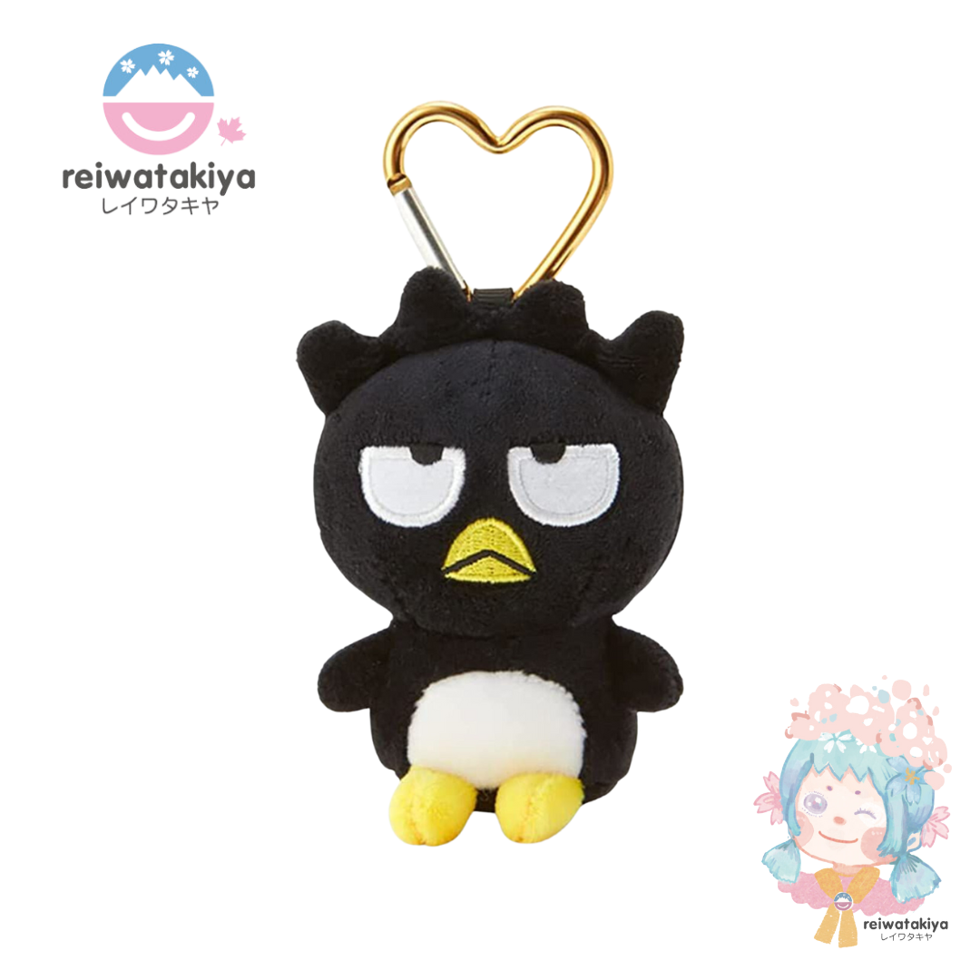 Sanrio Plush Mascot Holder with Heart Carabiner - Bad Badtz-Maru