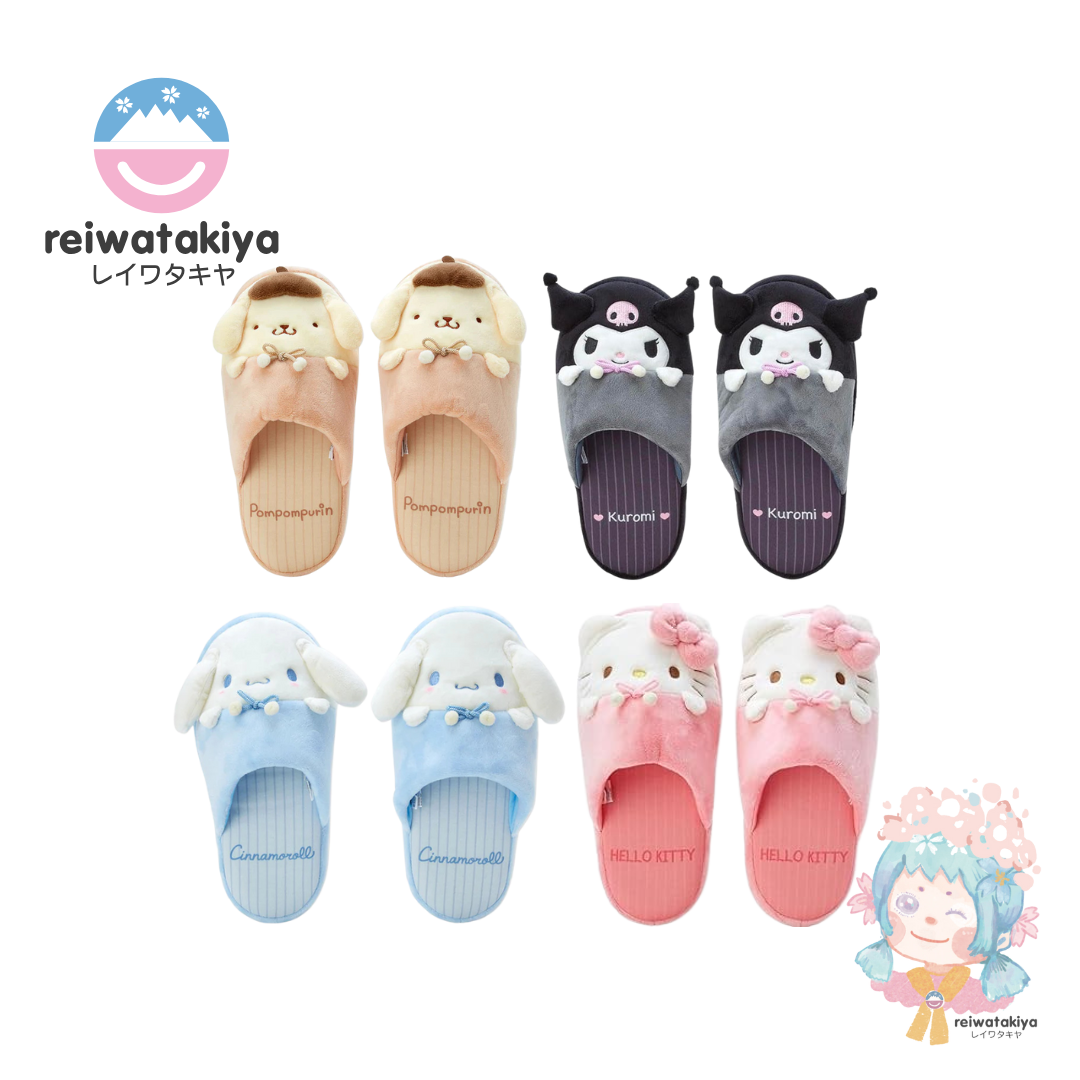 SANRIO CHARACTER ROOM KID SLIPPERS - 2 STYLE