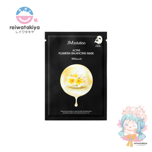 JM SOLUTION ACTIVE PLUMERIA BALANCING MASK ULTIMATE 10PCS