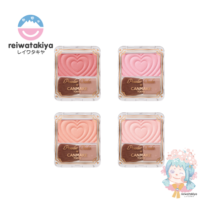 CANMAKE POWDER CHEEKS 1.8G - 4 COLOURS