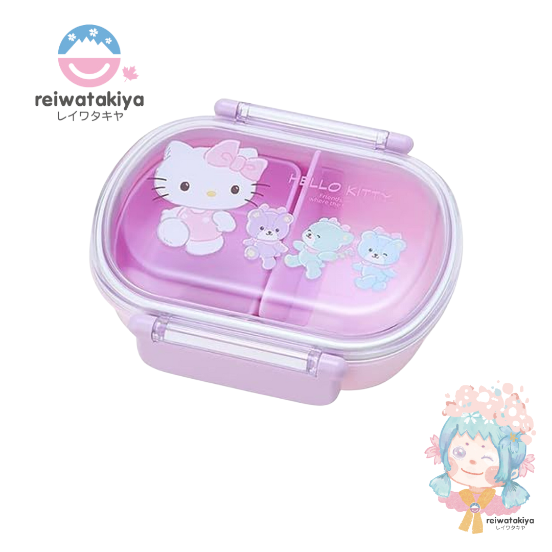 Sanrio Lunch Box Hello Kitty Purplr 360ml