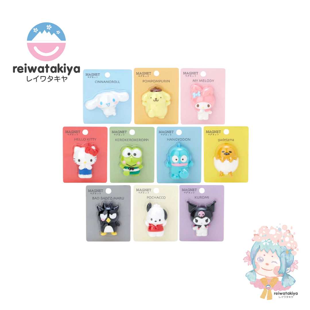 SANRIO MASCOT MAGNET - 2 STYLES