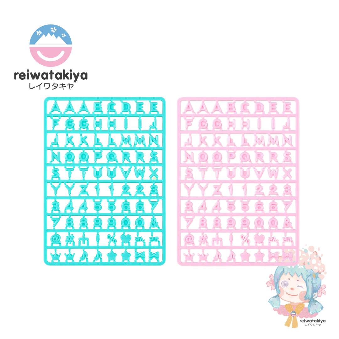 SANRIO ORIGINAL CUSTOM ALPHABET PARTS - 2 COLOURS