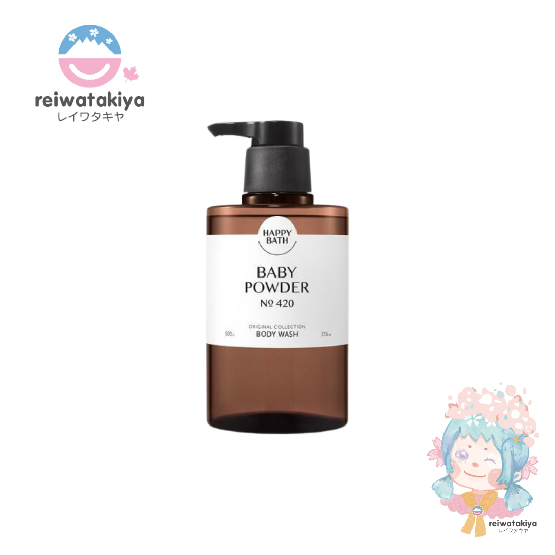 Happy Bath Original Collection Body Wash - Baby Powder 500g