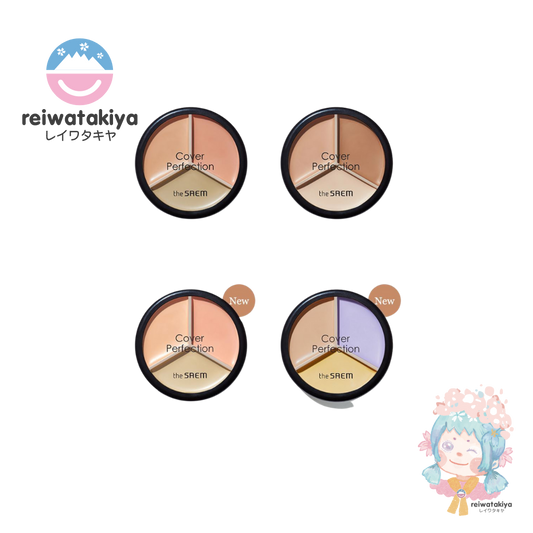 THE SAEM COVER PERFECTION TRIPLE POT CONCEALER 14G - 3 COLOURS