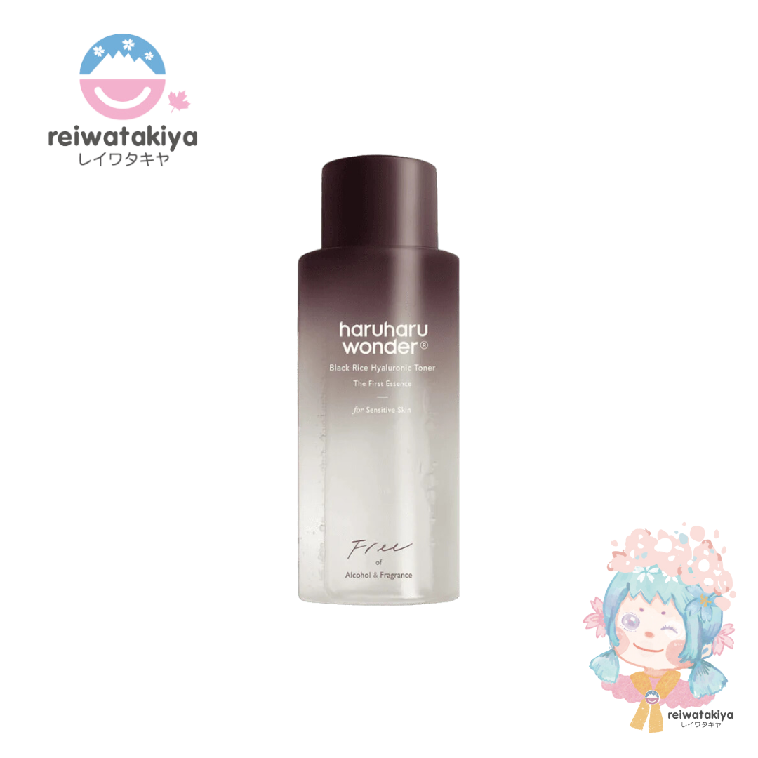 HARUHARU WONDER BLACK RICE HYALURONIC TONER FREE OF ALCOHOL FRAGRANCE 300ML/150ML - 2 SIZES