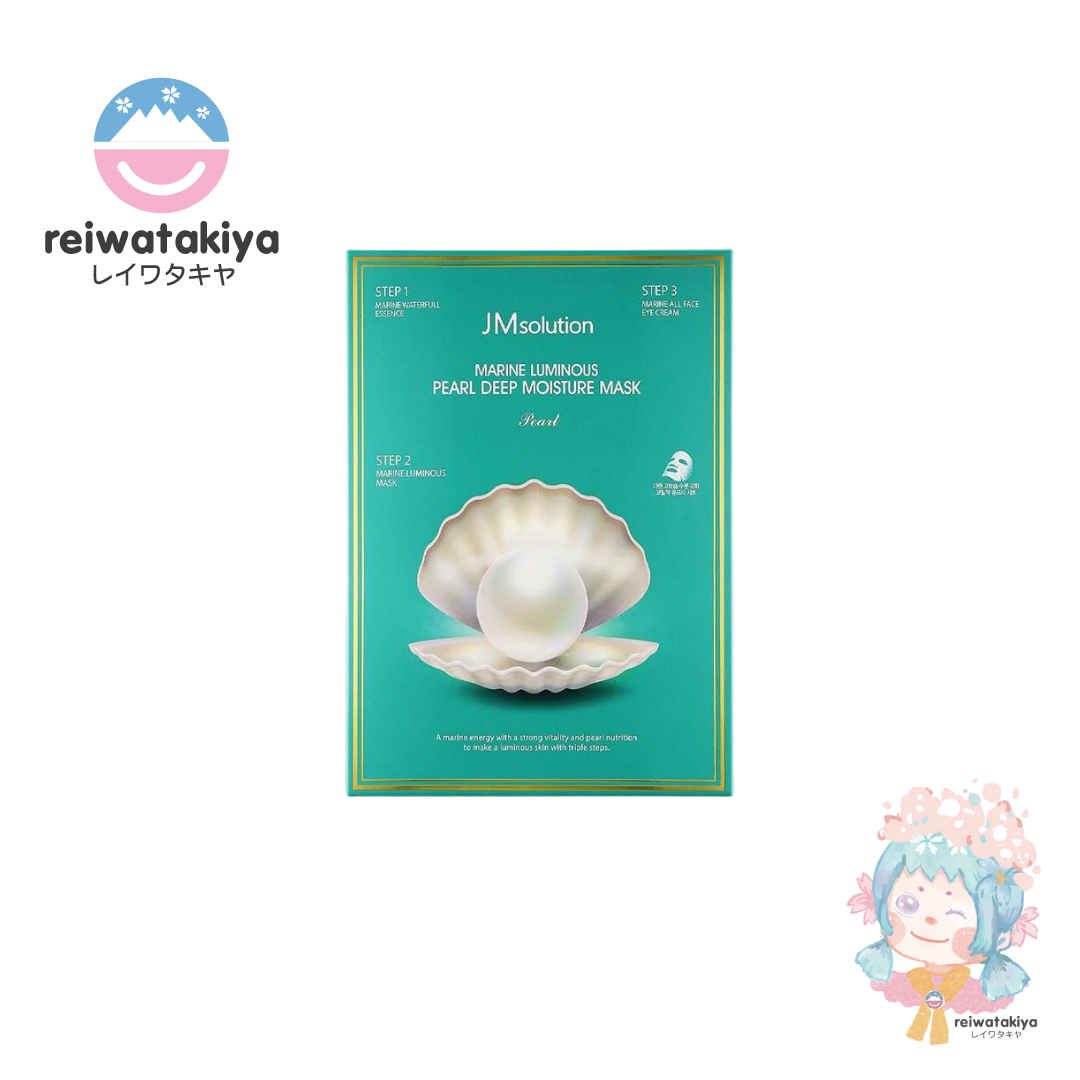 JM SOLUTION MARINE LUMINOUS PEARL DEEP MOISTURE MASK 10 SHEET