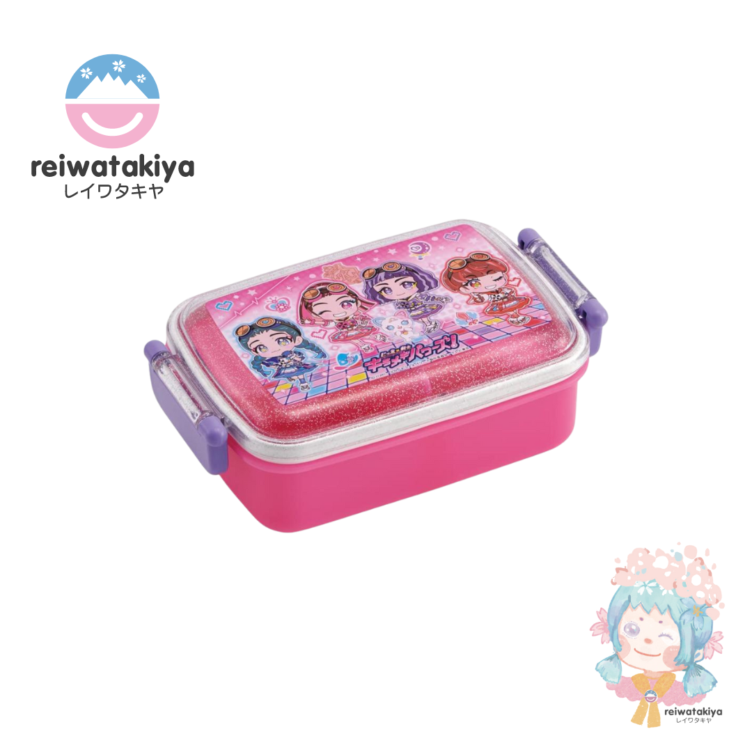 SKATER CHILDREN'S LUNCH BOX 450ML ANTIBACTERIAL BITTOMO X WARRIOR KIRAMEKI POWERS