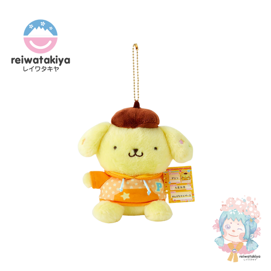 SANRIO POMPOM PURIN MASCOT HOLDER NOSTALGIC PROFILE BOOK