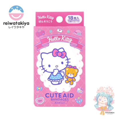 SANRIO CUTE AID BANDAGES - HELLO KITTY / PINK 30G