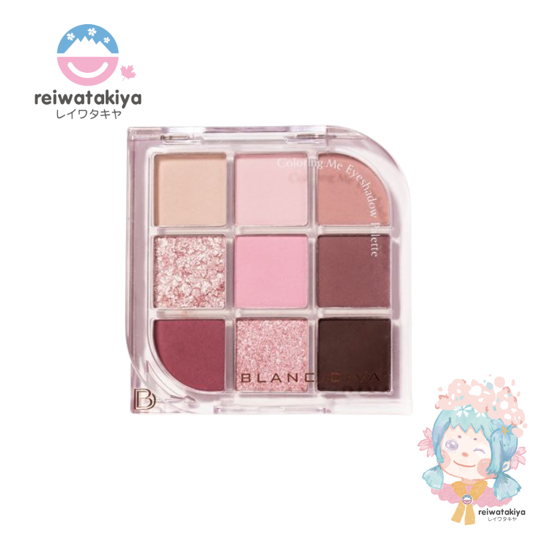 BLANC DIVA Daily Makeup Nine Color Eyeshadow Palette 01 PEONY SCENTED