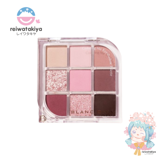 BLANC DIVA Daily Makeup Nine Color Eyeshadow Palette 01 PEONY SCENTED