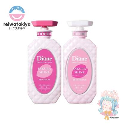 DIANE PERFECT BEAUTY SAKURA SHINE SHAMPOO & TREATMENT SET 450ML x 2