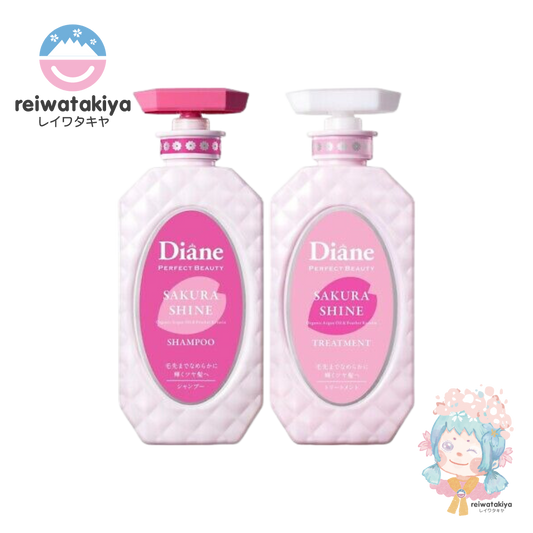 DIANE PERFECT BEAUTY SAKURA SHINE SHAMPOO & TREATMENT SET 450ML x 2