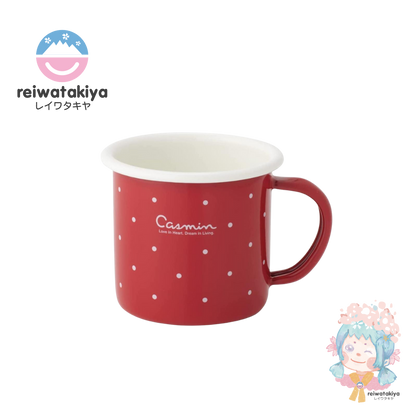 SKATER ENAMEL MUG 380ML CASMINE RED