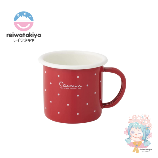 SKATER ENAMEL MUG 380ML CASMINE RED