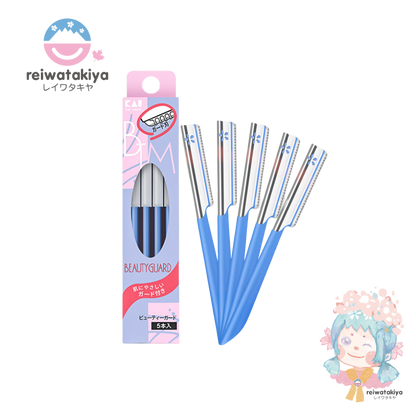 KAI FACE AND EYEBROW RAZOR BLUE 5PCS