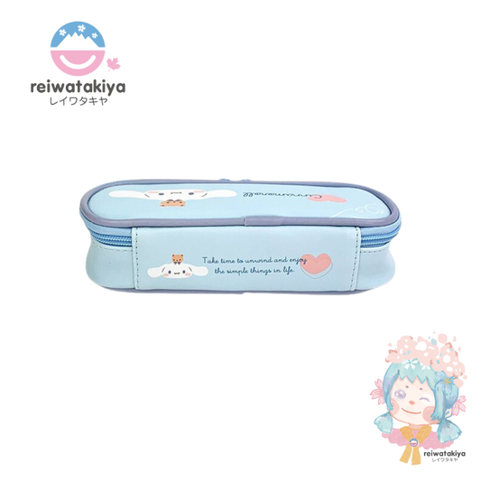 Sanrio Cinnamoroll multifunctional full-open pencil case