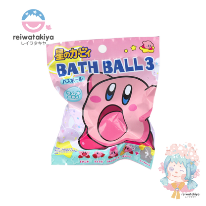 Kirby Bath Ball Spa Powder with Mascot - Random Design 1pc