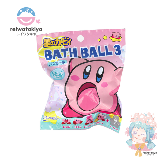 Kirby Bath Ball Spa Powder with Mascot - Random Design 1pc