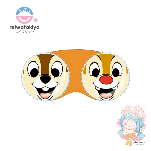 Shobidou Disney Contact Lens Case Chip & Dale 1