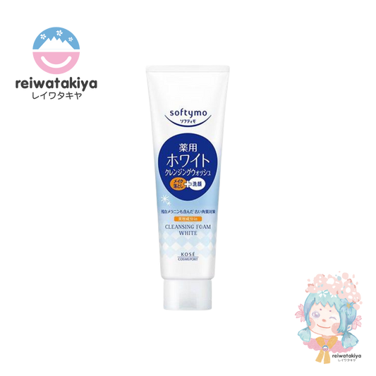 KOSE SOFTYMO WHITE CLEANSING FOAM 190G