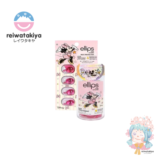 ELLIPS HAIR VITAMIN DISNEY MINNIE HAIR TREATMENT PINK & ROSE & GREEN SCENT 1ML - 2 SIZES