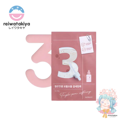 NUMBUZIN NO.3 TINGLE-PORE SOFTENING SHEET MASK 27G*4EA