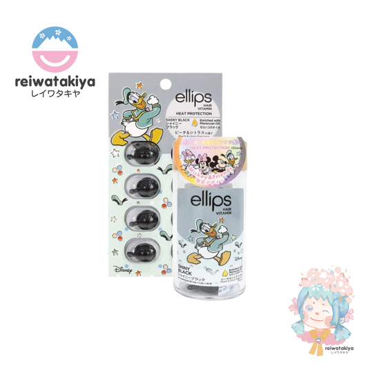 ELLIPS HAIR VITAMIN DISNEY DONALD DUCK SHINY BLACK BLACK/PEACH & CITRUS SCENT 1ML - 2 SIZES