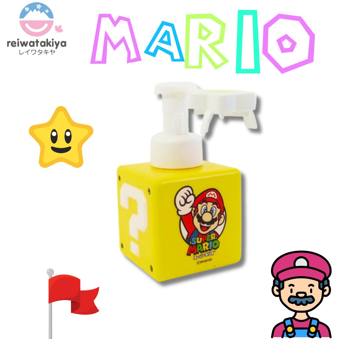 NINTENDO SUPER MARIO FOAM TYPE SOAP DISPENSER 500ML